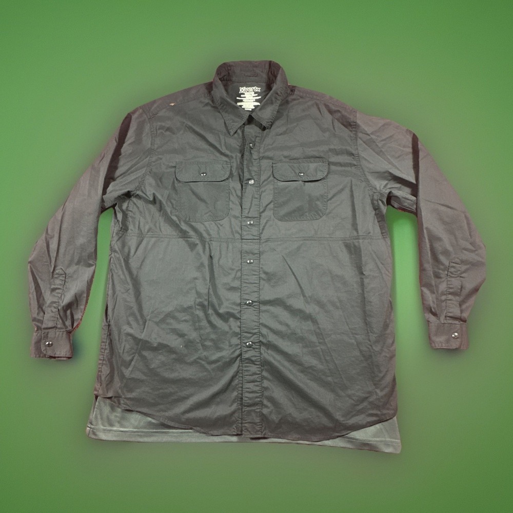 Vertx Guardian Weapon Guard Shirt Men's Sz 2XL Button Snap LS Concealed